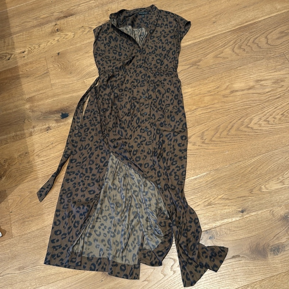 Banana republic, medium wrap dress with slit